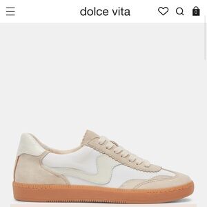 Dolce Vita “Notice” - Cream and Tan Casual Sneakers